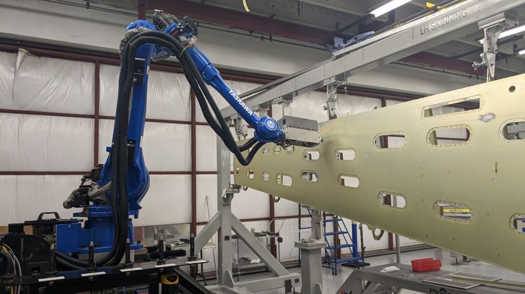 Piper Aircraft Applies Drilling Robot in Aircraft Production