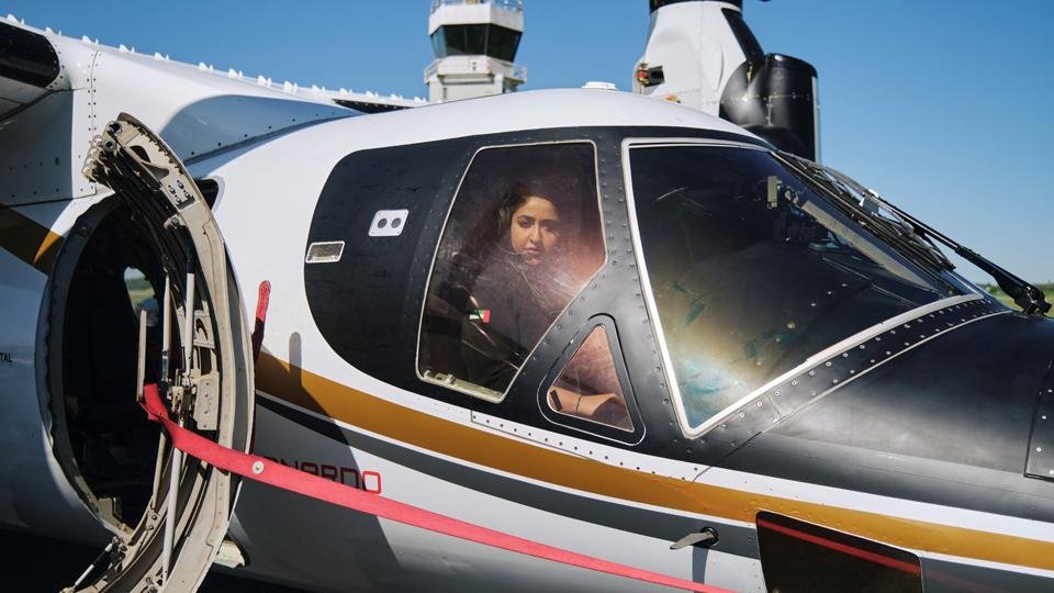 HH Sheikha Mozah Bint Marwan Al Maktoum Becomes the First Woman to Pilot the AW609