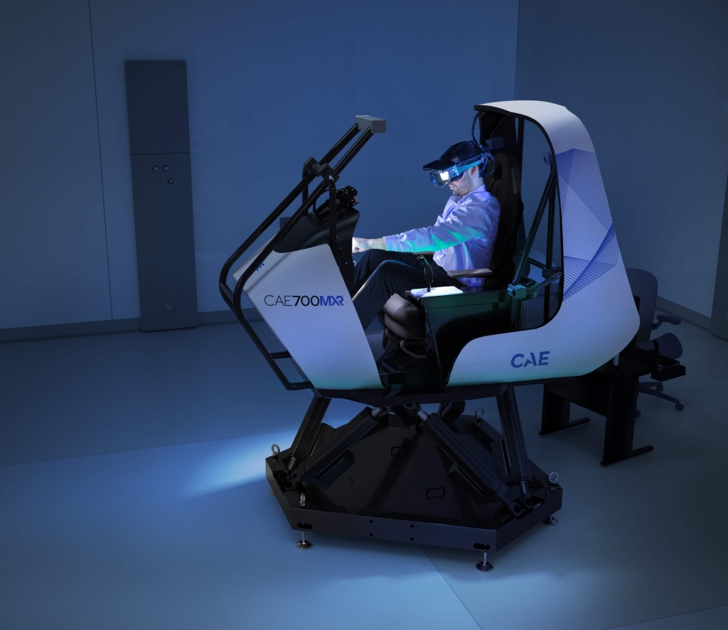CAE Unveils Mixed Reality Flight Simulator for eVTOL Pilot Training