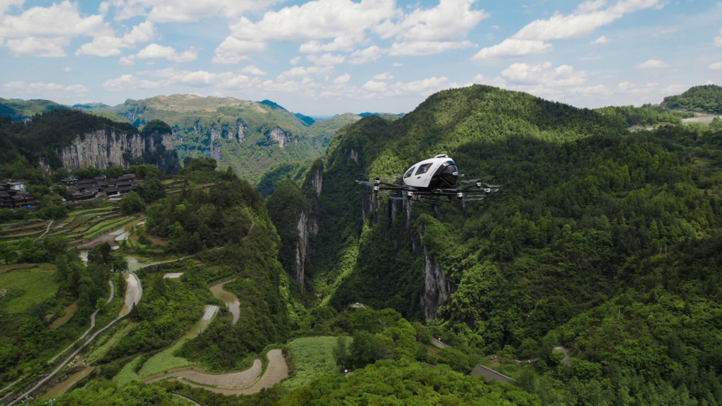 EHang EH216 Completes Over 37,000 Test Flights