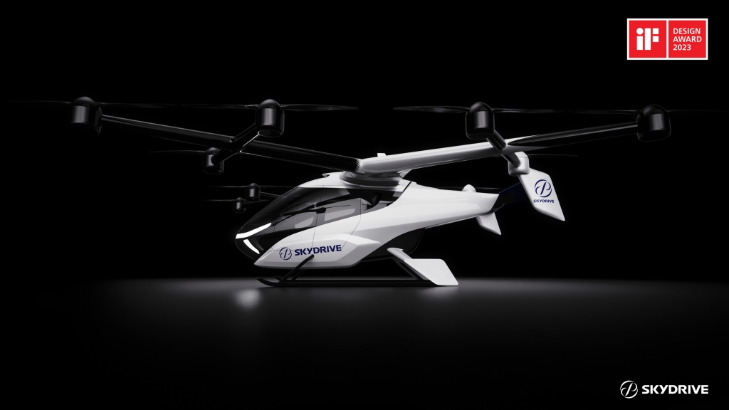 SkyDrive SD-05 eVTOL Wins Design Award