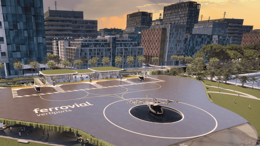 Eve Air Mobility and Ferrovial Vertiports Announce Partnership
